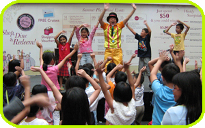 Tricky Patrick magic show at shopping mall also suitable for birthday party