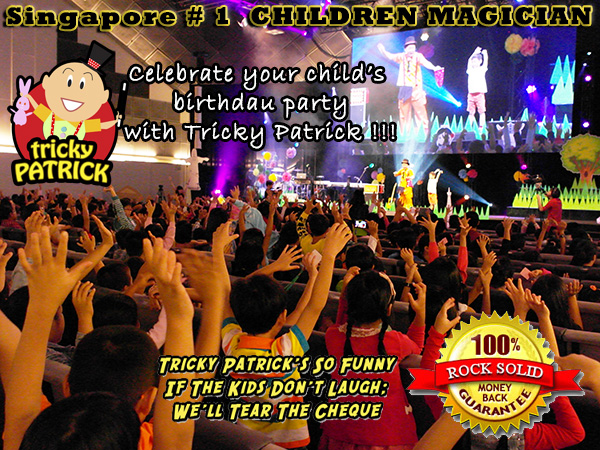 Tricky Patrick magician for City Harvest Church Children Day Celeration at Suntec Convention Center singapore
